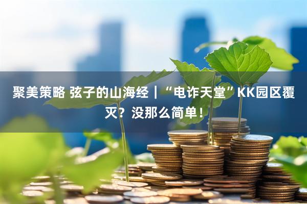 聚美策略 弦子的山海经｜“电诈天堂”KK园区覆灭？没那么简单！
