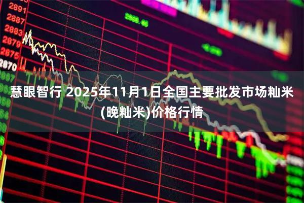 慧眼智行 2025年11月1日全国主要批发市场籼米(晚籼米)价格行情