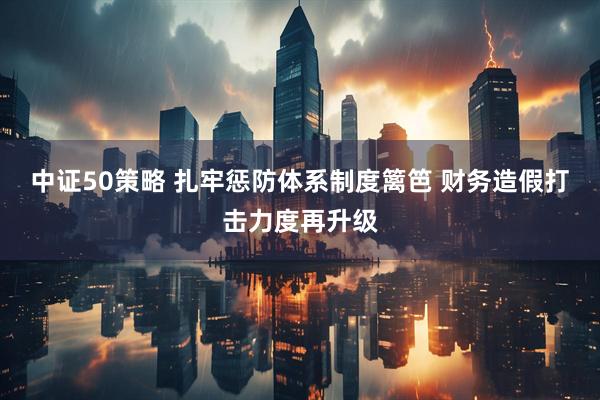 中证50策略 扎牢惩防体系制度篱笆 财务造假打击力度再升级